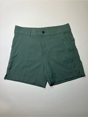 Magellan Outdoors Women's Forest Green Flat Front Shorts